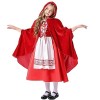 QWUVEDS Costume dHalloween pour femme - Robe dHalloween - 3 filles - Halloween - Carnaval - Fête - Jeu de rôle - Cape à cap