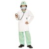 "DOCTOR" shirt, pants, lab coat, hat, face mask, stethoscope - 128 cm / 5-7 Years 