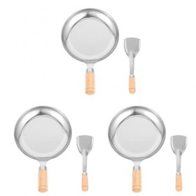 TOYANDONA 3 Ensembles Ustensiles De Cuisine pour Enfants Jouets De Jeu De Rôle pour Les Enfants Casserole Doeufs Petits Pots