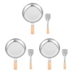 TOYANDONA 3 Ensembles Ustensiles De Cuisine pour Enfants Jouets De Jeu De Rôle pour Les Enfants Casserole Doeufs Petits Pots