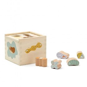 Kids Concept - Boîte de Formes MicroNeo Jeux Miniatures, Multicolore 1000638 