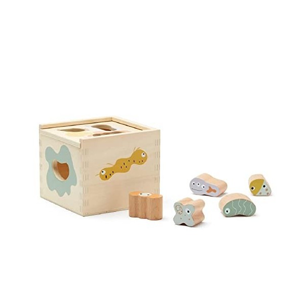 Kids Concept - Boîte de Formes MicroNeo Jeux Miniatures, Multicolore 1000638 