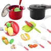 LASIEYO 41 pièces Accessoires de jouets de cuisine pour tout-petits Jouets de cuisine Ustensiles de cuisine Jouet pour garçon