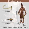 Tomicy Figurine Indiana Jones Collection Aventure 10cm Jouet Figurine articulée daction de laventurier légendaire