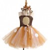 Amosfun Costume de cerf pour filles - Tutu - Ensemble de robes de Noël - Tenue danniversaire