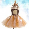 Amosfun Costume de cerf pour filles - Tutu - Ensemble de robes de Noël - Tenue danniversaire