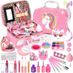 Ensembles de maquillage pour enfants pour filles, faux maquillage de princesse, jeux de simulation pour enfants