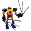 FISAPBXC Wolverine Mecha Mecha Blocs de Construction pour Enfants Jouets - à Collectionner Garçons et Filles 6+ Idées Cadeaux