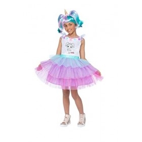 Smiffys 51667 L.O.L L.O.L Surprise Costume de licorne pour fille Multicolore Taille L 10-12 ans