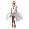 California Costumes 00748-White-L 38-40 Costume de luxe Marilyn Celebrity pour adulte, blanc, taille L