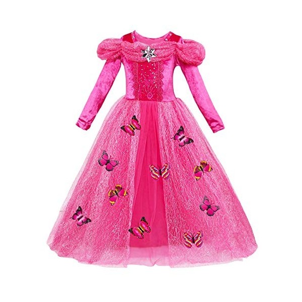 Cendrillon Costume de princesse Cendrillon pour enfants filles Noël Halloween Festival Carnaval Robe de soirée Maxi fête dan