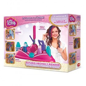 BIZAK Estilo Total Studio Mèches et Fer à friser New, 35005027, Multicolore, Sin tañosllaños