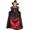 Magicoo Costume de vampire femme pour fille avec col – Costume de vampire chic pour Halloween – Taille 110 à 152