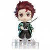 ZGCXRTO Action Figurine Tanjiro Anime Q Version Cake Topper,Tueur de Démon Anime Figurines Jouet Modèle Gateau Décoration pou