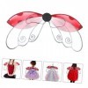 Toyvian 5 Pièces Ailes De Coccinelle Jouets Volants Pour Enfants Âgés De 4 À 8 Ans Ailes De Fée Coccinelle Jouets De Coccinel