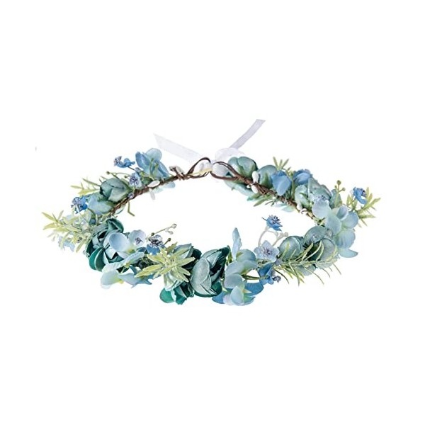 Vividsun Couronne de Fleurs en Eucalyptus pour Mariage Vert Free Vert