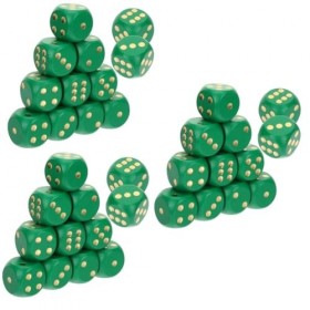 Toyvian 36 Pièces Dés Blocs Carrés Fournitures De Fête Irlandaise Jouet pour Adultes Décorations du Jour De La Saint-Patrick 