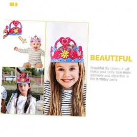 minkissy 30 Ensembles De Chapeaux De Couronne De Bricolage pour Les Enfants Couronne pour Les Enfants Ensemble De Jeu Couronn