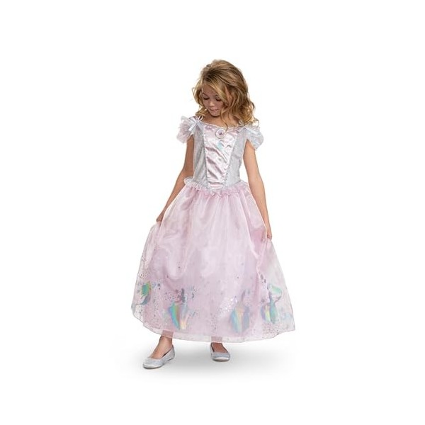 Déguisement Multi-Princesses Deluxe - 100ème Anniversaire Disney - Fille - 7/8 ans 122 à 128 cm 