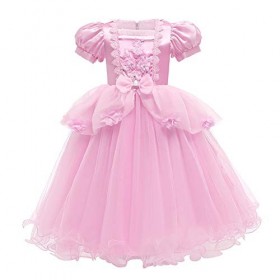 Cendrillon Déguisement Filles - Enfants Cendrillon Robe Cinderella Princesse Costume Carnaval Cosplay Halloween Partie Noël S