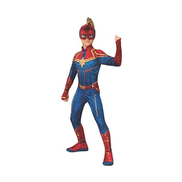 Rubies Costume Officiel Captain Marvel Hero Costume pour Enfant - Version Anglaise