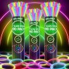 Glow Mind 300 Glow Sticks Articles de fête en Vrac - Pack de Cadeaux de fête Amusants Qui Brillent dans Noir avec connecteurs