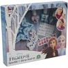 La Reine des Neiges 2, NaIl Kit Sparkle & Shine, Kit Manucure avec 4 Vernis à Ongles, Stickers, Lime, Jouet pour Enfants dès 