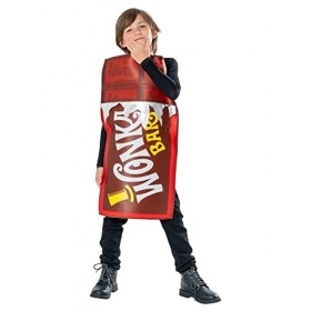 Rubies Costume officiel Willy Wonka et The Chocolate Factory Wonka Bar pour enfant, taille M, 5-8 ans