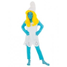 Déguisement Schtroumpfette enfant - Coloré - 7 à 8 ans 128 cm 