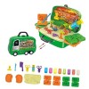 Cabilock Jouets pour Enfants Fille Jouet Jouets pour Filles Enfants Jouets Éducatifs Filles Costume Bricolage Fruits Et Légum