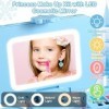 AstarX ® Ensemble de maquillage 57 en 1 pour filles avec miroir de maquillage LED lavable pour filles de 3 à 12 ans