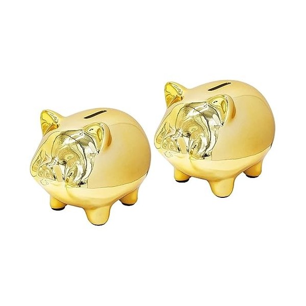 Toyvian Jouets De Noël Ensemble De Jeu pour Enfants Jouets pour Filles Ornement De Cochon Pot DÉconomie De Dessin Animé Tire