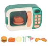 FASSME jeu cuisine pour enfants, jouets simulation jeu rôle électrique au micro-ondes avec des aliments réalistes et un son/l