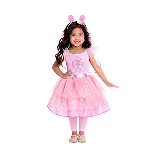  9905931 Child Girls Peppa Pig Fairy Dress Costume 2-3yr 