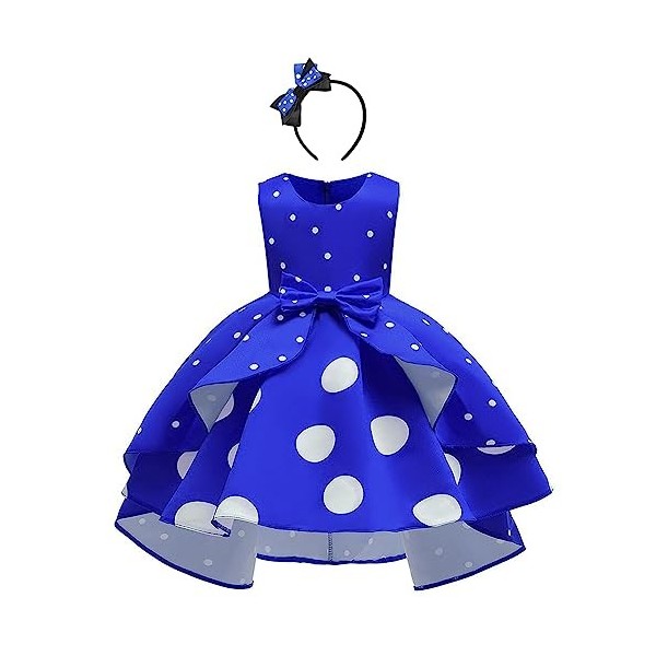 IBTOM CASTLE Robe Minnie pour fille - Noël - Carnaval - Halloween 