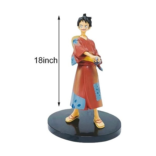 simyron Cartoon Figurines Luffy Action Figures Modell Cake Toppers Mini Personnages Figure Anime Figure Décoration Ornements 