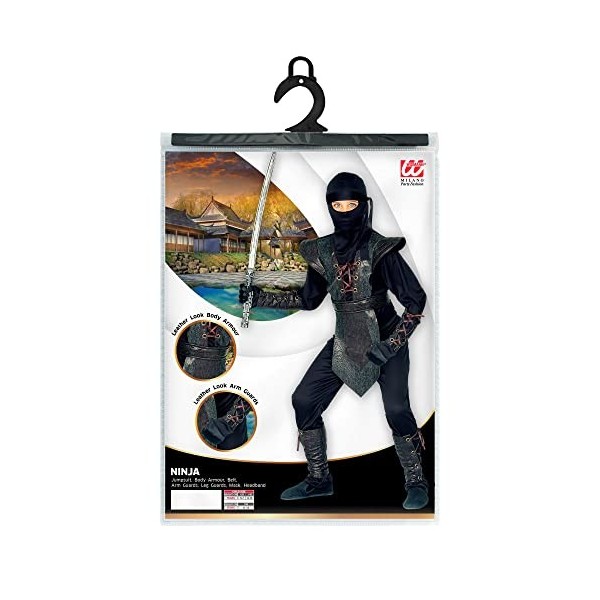 WIDMANN 38796 COSTUME NINJA DELUXE C/PETTORALE 5/7 CM128 3879