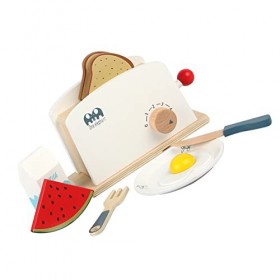 Toyvian 1 Jeu Machine à Pain Simulée Jouets pour Enfants Cafetières Grille Pain Jouet De Cuisine Ustensiles De Cuisine De Sim