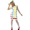 Smiffys Licenciado oficialmente Costume Twister Ladies, Multicolore, avec robe et chapeau