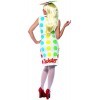 Smiffys Licenciado oficialmente Costume Twister Ladies, Multicolore, avec robe et chapeau