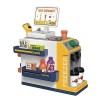 Fiorky Mini caissier de supermarché avec lumière sonore, magasin de jeux de simulation, cadeaux, caissier, sans BPA, pour gar