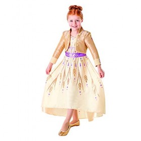 Rubies Disney Frozen 2 Robe Prologue Anna Deluxe Costume pour enfant Taille S 3-4 ans