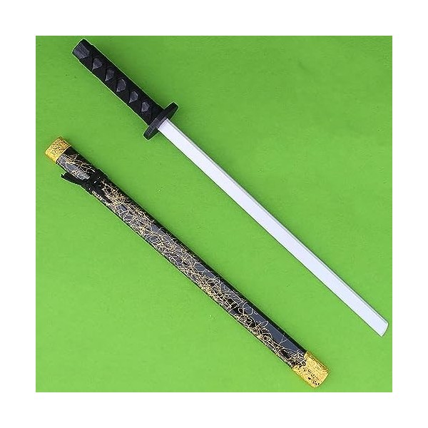 Épée en Bois Katana,Épée De Cosplay Anime,Épée De Samouraï Épée Roronoa Zoro avec Fourreau,Convient Aux Amateurs DAnime Et A