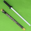 Épée en Bois Katana,Épée De Cosplay Anime,Épée De Samouraï Épée Roronoa Zoro avec Fourreau,Convient Aux Amateurs DAnime Et A