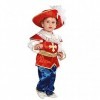 Costume Enfant Mousquetaire Garçon Taille 92 Carnaval Médiéval Légende Trois Mousquetaires 92 