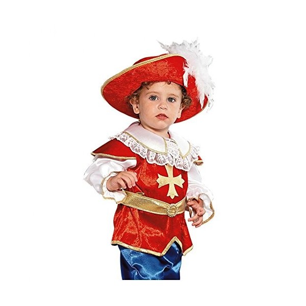 Costume Enfant Mousquetaire Garçon Taille 92 Carnaval Médiéval Légende Trois Mousquetaires 92 