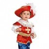 Costume Enfant Mousquetaire Garçon Taille 92 Carnaval Médiéval Légende Trois Mousquetaires 92 