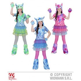 Widmann Déguisement De Monstre Rigolo Taille : 6/8 ans 114 à 126 cm 