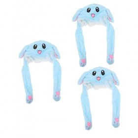 TOYANDONA 3 Pièces Casquette Airbag Lapin Chapeau LED Bonnet Enfants Tenues Pour Enfants Costumes DAnimaux Pour Enfants Faux