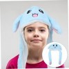 TOYANDONA 3 Pièces Casquette Airbag Lapin Chapeau LED Bonnet Enfants Tenues Pour Enfants Costumes DAnimaux Pour Enfants Faux